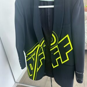 Almost brand New off white blazer .